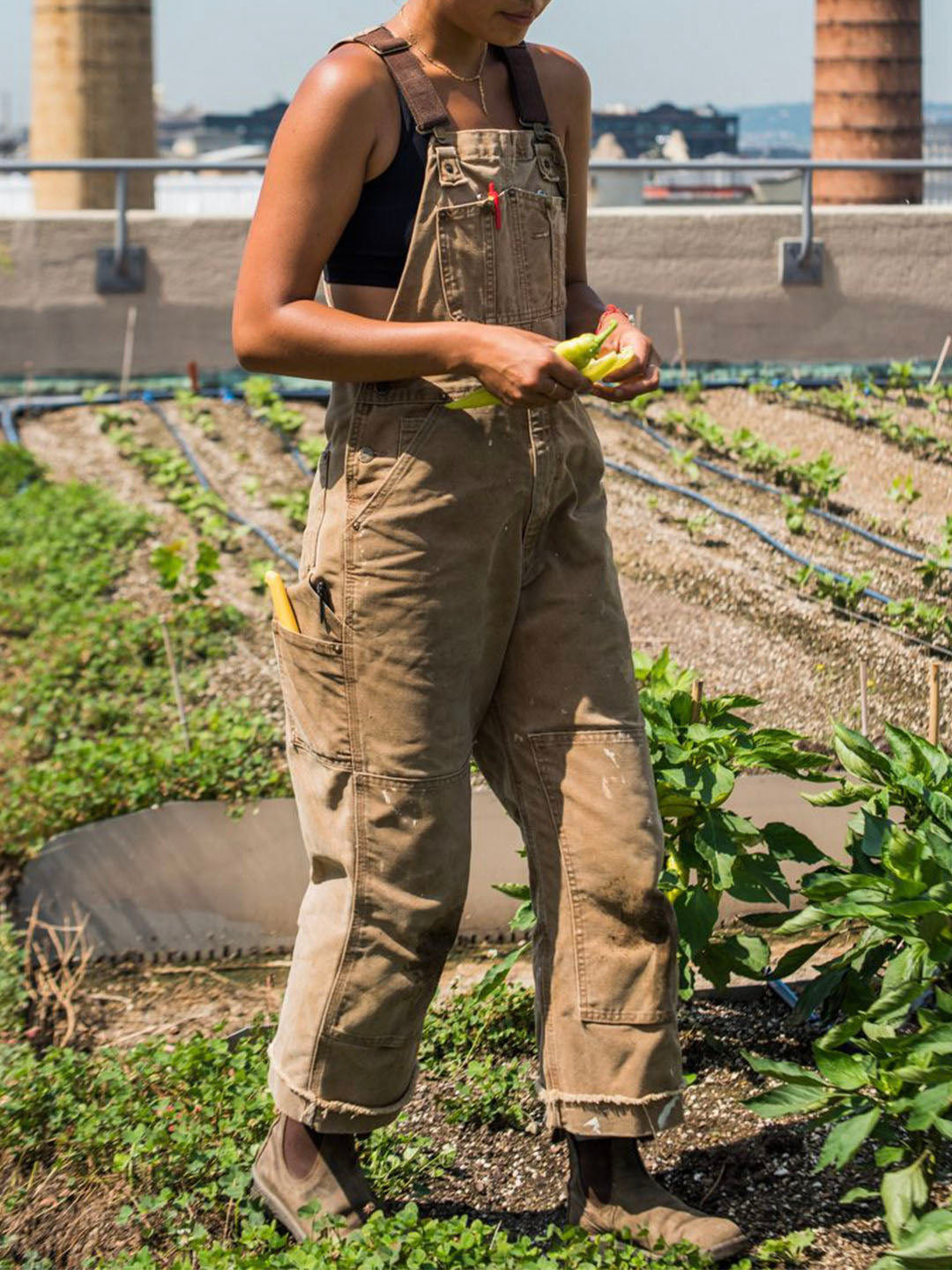 Duck Bib Overalls Canvas Workwear Dungarees - Threadford