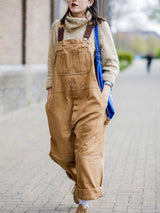 Duck Bib Overalls Canvas Workwear Dungarees - Threadford