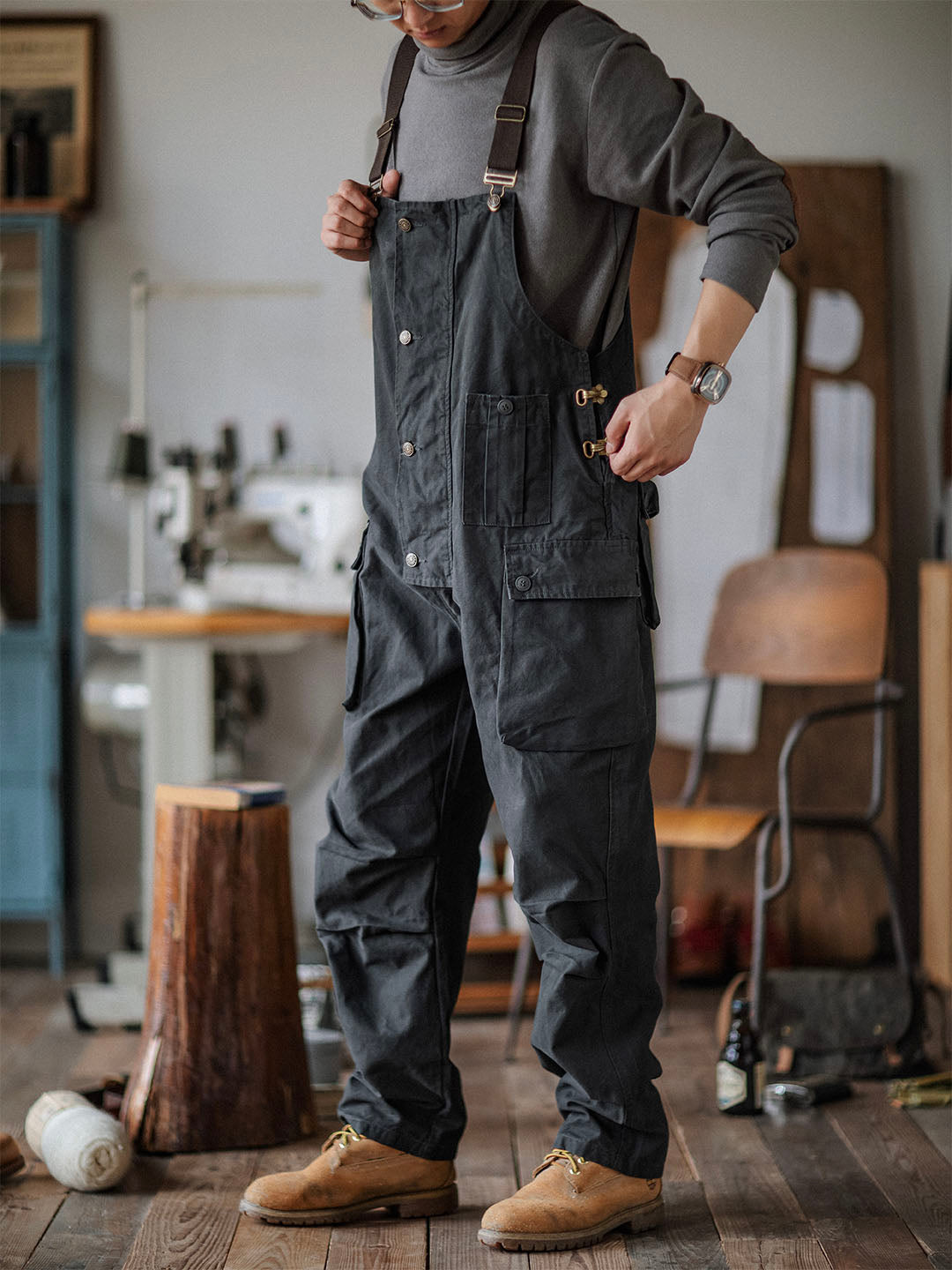 Carver Canvas Overalls - Threadford