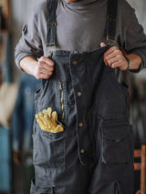 Sloppy Canvas Overalls - Threadford