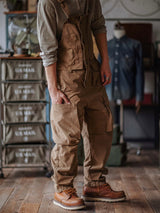 Sloppy Canvas Overalls - Threadford