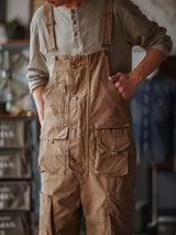 Sloppy Canvas Overalls - Threadford
