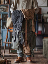 Sloppy Canvas Overalls - Threadford
