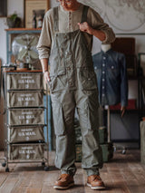 Sloppy Canvas Overalls - Threadford