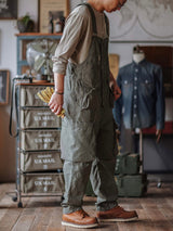Sloppy Canvas Overalls - Threadford
