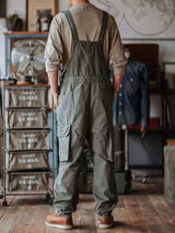 Sloppy Canvas Overalls - Threadford