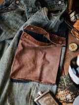 Contrast Denim Overalls - Threadford