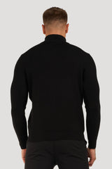THE RENZO HALF ZIP SWEATER - Maison Sydney