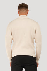 THE RENZO HALF ZIP SWEATER - Maison Sydney