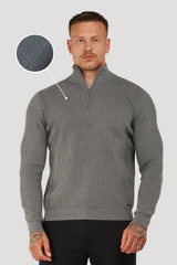 THE RENZO HALF ZIP SWEATER - Maison Sydney