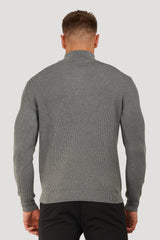 THE RENZO HALF ZIP SWEATER - Maison Sydney