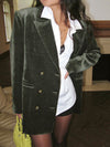 Retro Velvet Blazer - Maison Sydney