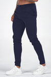 THE CHEVRON TROUSERS - NAVY BLUE - Maison Sydney