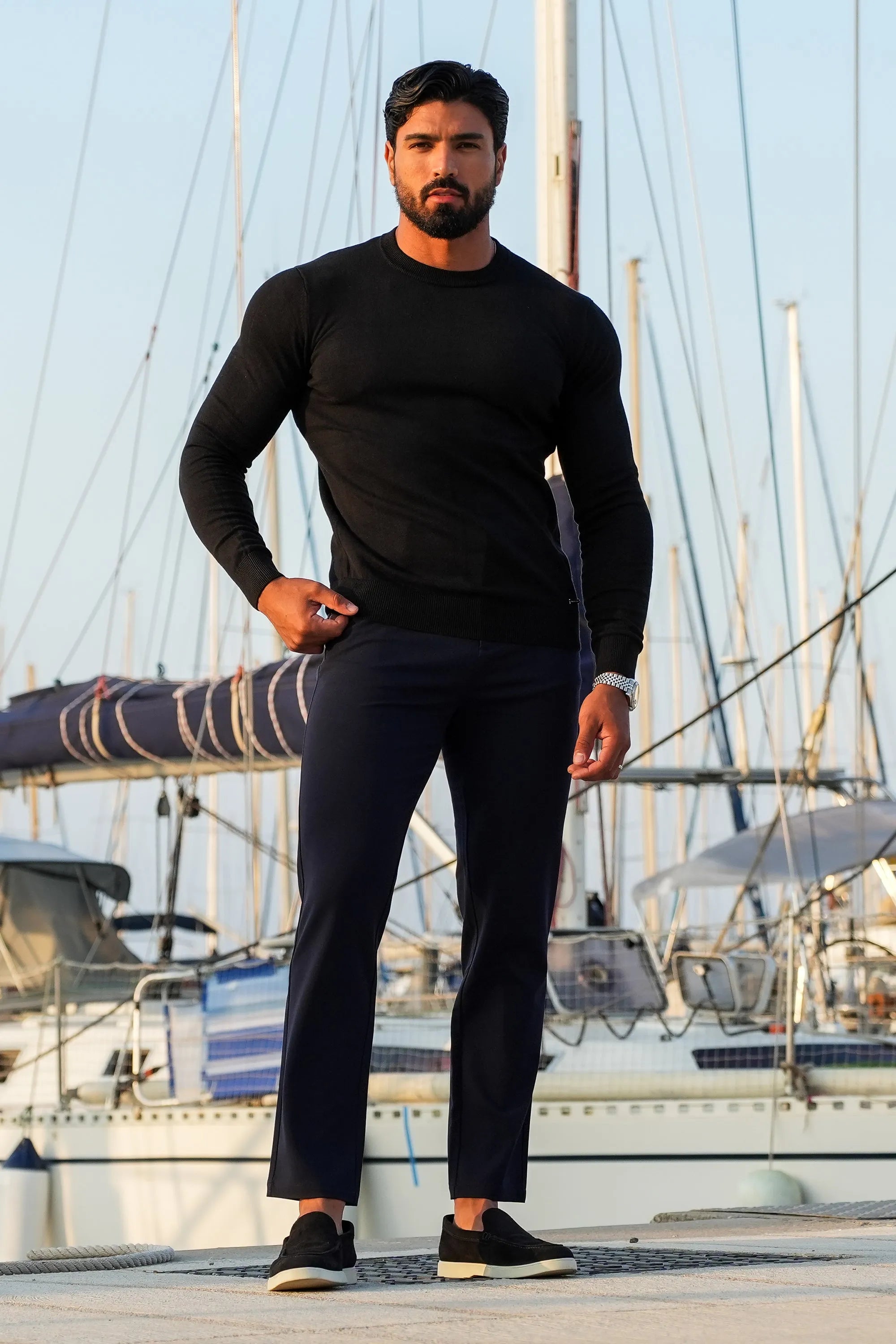 THE SANTONI CREWNECK SWEATER - Maison Sydney