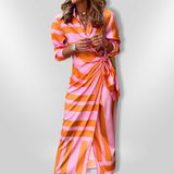 SELENA | Printed Wrap Dress - Maison Sydney