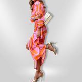 SELENA | Printed Wrap Dress - Maison Sydney