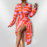 SELENA | Printed Wrap Dress - Maison Sydney