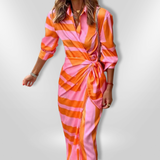 SELENA | Printed Wrap Dress - Maison Sydney