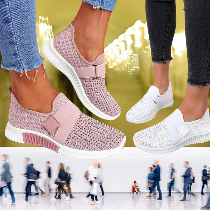 Women's Velcro Slip-On Orthopedic Sneakers - Maison Sydney