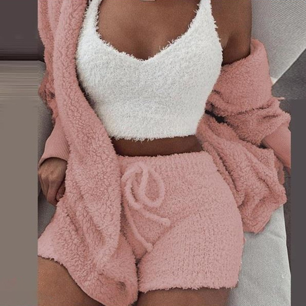 WovenWhisper | Cozy Knit Set (3 Pieces) - Maison Sydney