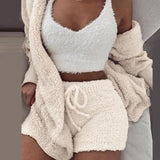 WovenWhisper | Cozy Knit Set (3 Pieces) - Maison Sydney
