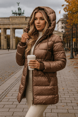 Ivy | Long Warm Quilted Jacket