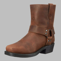 Aaron | Vintage Leather Western Boots for Men