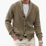 Alistair | Men's Shawl Collar Button Cardigan