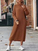 Lucy | Women's Oversized Knitted Long Dress