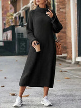Lucy | Women's Oversized Knitted Long Dress