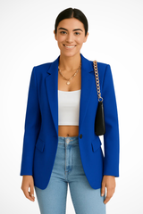 Alessia | Women's Tailored One-Button Business Blazer