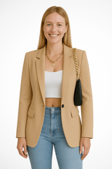 Alessia | Women's Tailored One-Button Business Blazer