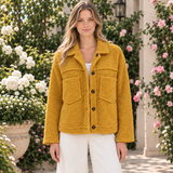 Freya | Cozy Teddy Fleece Jacket with Collar and Pockets