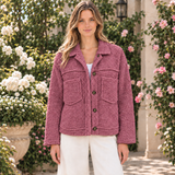 Freya | Cozy Teddy Fleece Jacket with Collar and Pockets