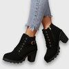 Hannah | Stylish Ankle Boots with Zipper and Buckle