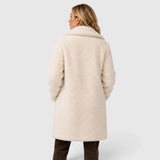 Mariah | Women's Oversized Longline Coat with Fur Collar