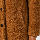 Mariah | Women's Oversized Longline Coat with Fur Collar