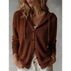 Camille | Women's Hooded Button-Front Knit Cardigan