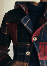Elowen | Women's Classic Plaid Jacket with Tailored Collar