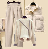 Melody | 3-Piece Autumn Knit Set with Vest and Trousers