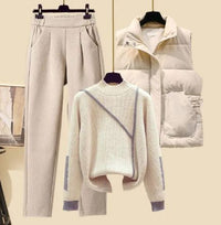 Melody | 3-Piece Autumn Knit Set with Vest and Trousers