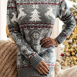 Evelyn | Women's Christmas Knit Sweater Dress