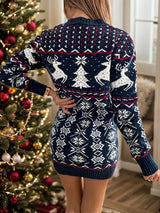 Evelyn | Women's Christmas Knit Sweater Dress