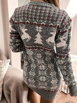 Evelyn | Women's Christmas Knit Sweater Dress