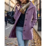 Vivienne | Women's Tailored Turn-Down Collar Coat