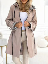 Amelia | Women's Zip Coat with Protective Hood & Tailored Fit
