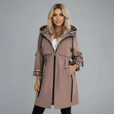 Amelia | Women's Zip Coat with Protective Hood & Tailored Fit