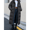 Florence | Women's Long Winter Jacket with Hood and Full-Zip Closure