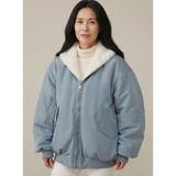 Liana | Women's Hooded Bomber Jacket with Full-Zip Front and Relaxed Fit
