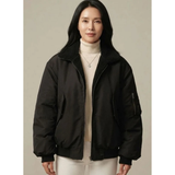 Liana | Women's Hooded Bomber Jacket with Full-Zip Front and Relaxed Fit